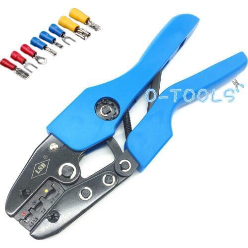 AN-03D Ratchet crimping pliers for 0.5-6mm² pre-insulated connectors 20-10AWG surge insulated terminal crimping tool