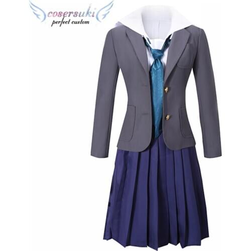 Keep Your Hands Off Eizouken school uniform Asakusa Midori/Mizusaki Cosplay Carnaval Halloween Christmas Costume