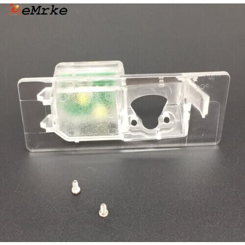 EEMRKE DIY Car Camera Bracket Replace License Plate Lights Housing for Volkswagen Jetta Passat Variant Polo Sedan Sharan Tiguan