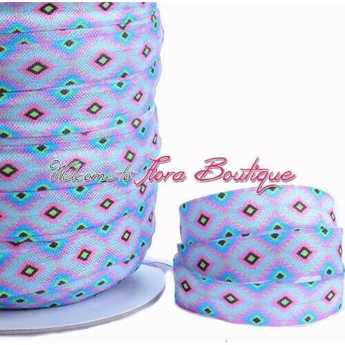 FLRA ElasticNew arrival patterned foe, wholesale fold over elastic
