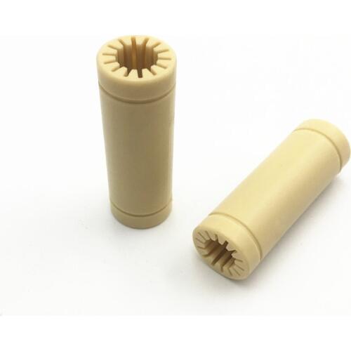 Funssor 1pcs Solid Polymer LM10LUU Linear Bearings Bushing LM10LUU 10MM Prusa Mendel DIY CNC Motion LML10UU 10*19*55 mm