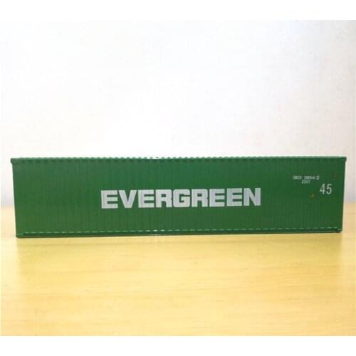 Diecast 1/50 Scale Alloy Container Model Container Transport Truck Evergreen Van Gift Scene Decoration Adult Collection Boy Gift