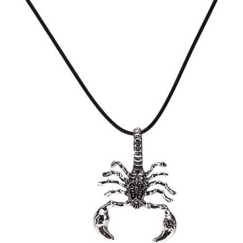 Fashion Punk Scorpion Neck Lace Choker Pendant Necklace American Style Necklet Male Chain