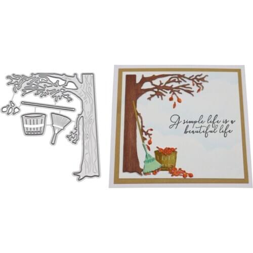 2021 New Autumn Metal Cutting Dies Stencil DIY Scrapbooking Album Stamp Paper Card Embossing Craft Decor