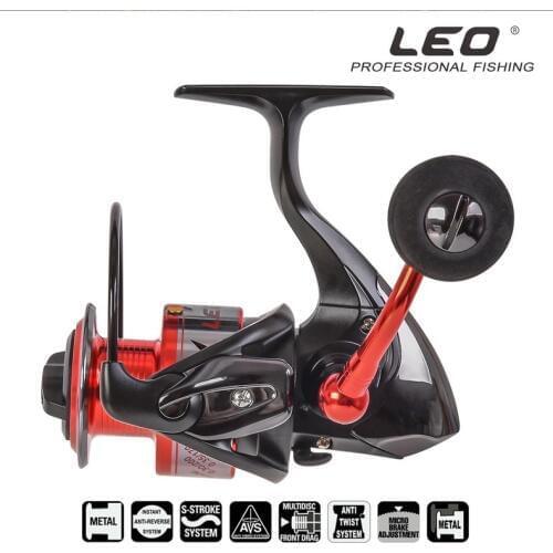 LEO new Spinning Fishing Reel Professional Metal Fishing Reel With can change Handle GA1000-5000 series