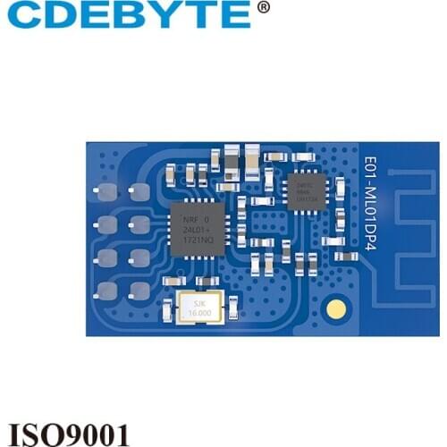 E01-ML01DP4 nRF24L01P 2.4GHz 20dBm PA SPI DIP IoT Uhf Wireless Transceiver Module PCB Antenna CDEBYTE