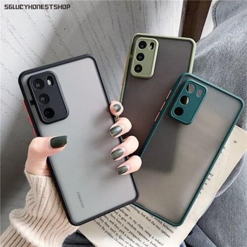 Shockproof Camera Lens Matte Case For Huawei P30 P40 Pro M30 M40 Pro Pro Soft Bumper Lens Protect For Huawei Honor 30 Pro Cover