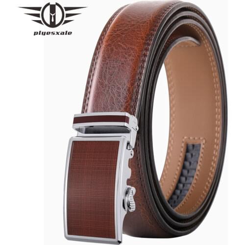 2021 New Fashion Automatic Buckle Belts For Men Luxury Designer Brand Leather Belt Waist Strap Male Blue Black White Brown B541