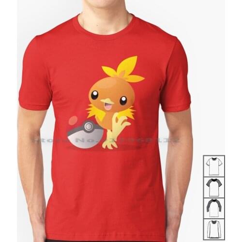 Torchic! T Shirt 100% Cotton Fire Gen 3 Emerald Ruby Alpha Sapphire Oras Torchic Creative Trending Vintage Cool Gift Euro Us