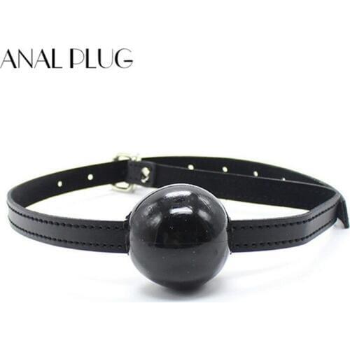 Adult Products Mouth Ball Gag for women men Leather Mouth Gag slave Oral Fixation Stuffed Adult Games SM Sex Toys