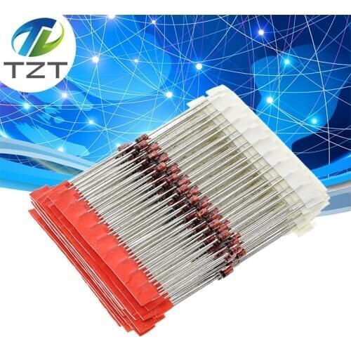 TZT 1W (3V to 33V) 250 Pcs 25 Values 1W Zener Diode Assorted kit Assortment Set New
