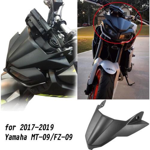 Front Nose Cone Fairing Wheel Fender Beak Extension Cover Extender Cowl for Yamaha MT09 FZ09 MT 09 FZ 09 MT-09 2017 2018 2019