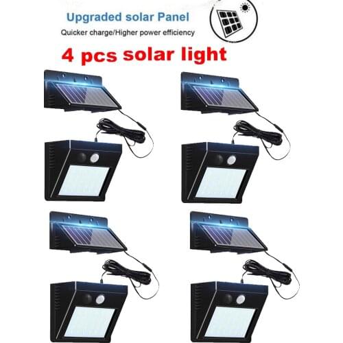 30 LED Solar Light Outdoor PIR Motion Sensor Wall Lamp Solar Garden Lights Waterproof SpotlightStreet Yard Path Lightoptional se