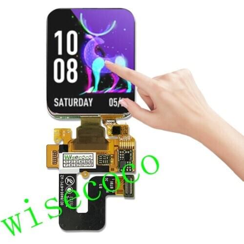 1.78 inch 368*448 IPS oled display mipi capactive touch screen 350 nits smart wearable parts