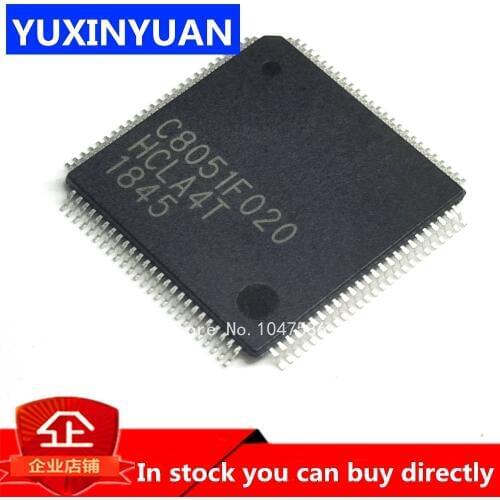 1pcs C8051F020-GQR C8051F020 TQFP100 C8051 IC MCU 8BIT 64KB FLASH 100TQFP in stock