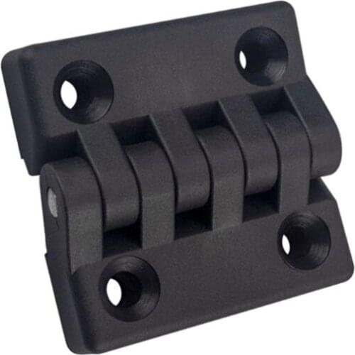 10PCS Black Nylon Plastic Butt Hinge Drawer Jewellery Case Hinges for Wooden Box Cabinet Furniture Hardware