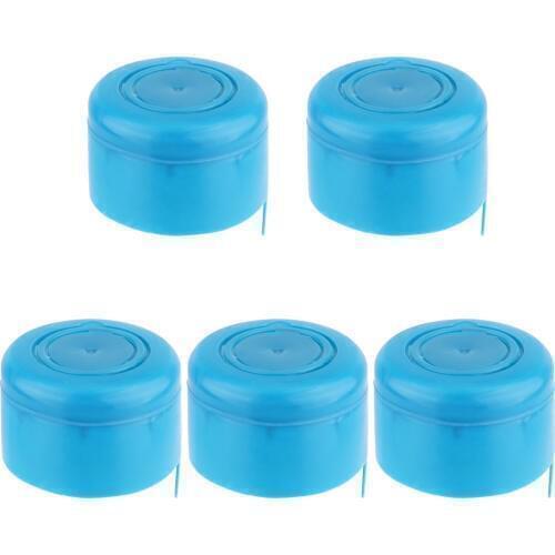 5 3 and 5 Gallon Water Jug Caps Anti Splash Non Spill Water Bottle Lids Disposable Leak Proof Snap On Screw Thread Bucket Covers