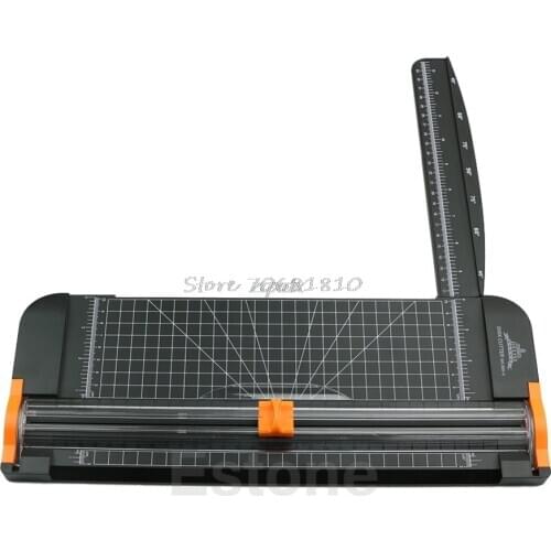 909-5 A4 Guillotine Ruler Paper Cutter Trimmer Cutter Black-Orange Whosale&Dropship