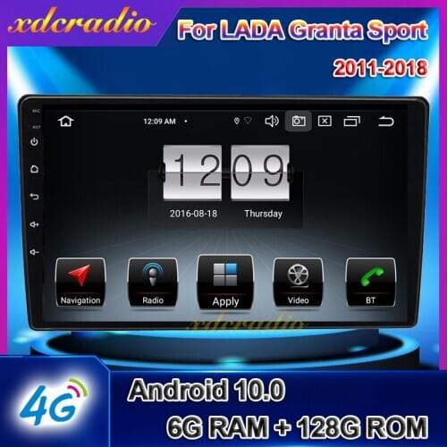 Xdcradio 9" Android 10 For LADA Granta Sport Car Radio Auto DVD Multimedia Video Player GPS Navigation Carplay 6+128G 4G Stereo