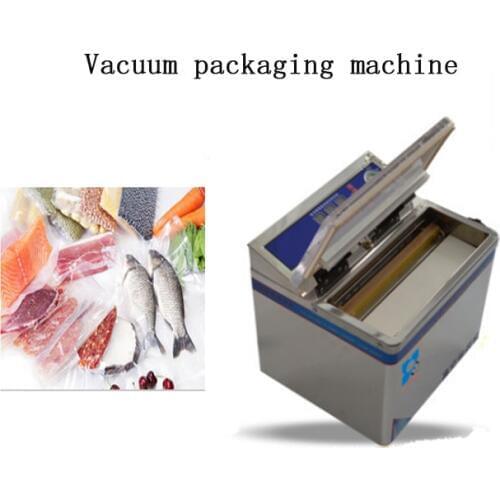 Automatic automatic food vacuum packaging machine electric vacuum chamber Industrial aluminum fish bags meat rice