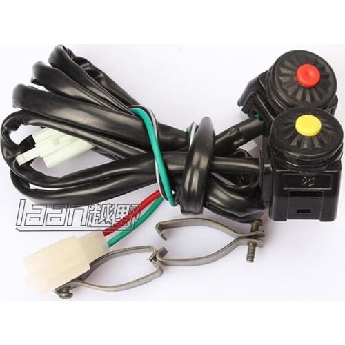 Free shipping 2pc Start Switch Or Kill Switch for motorcycle, dirt bike, pit bike, motorcross Universal 7/8inch 22mm Kill Stop