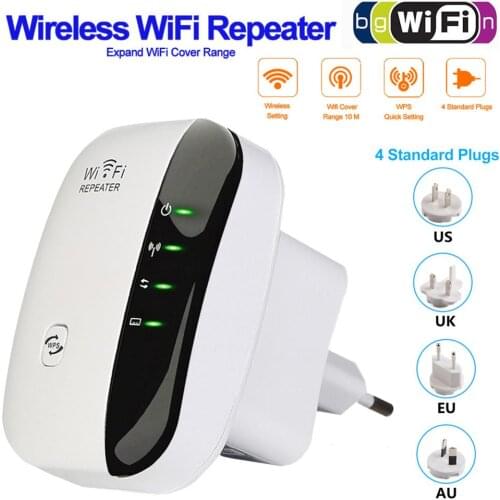 Wireless WiFi Repeater Extender 300Mbps Wi-Fi Amplifier 802.11N/B/G Booster Repetidor Wi fi Reapeter Access Point US/UK/EU/AU