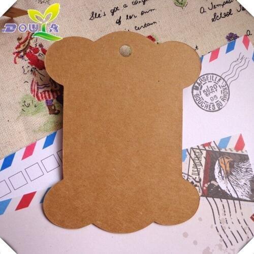 Diy Fabric Hand Tools To Increase Thick Blank I-Shaped Dog Bone Wound Plate Kraft Paper Tag