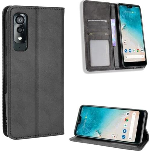 For Kyocera Android One S8 Case Luxury Flip PU Leather Wallet Magnetic Adsorption Case For Kyocera Android One S8 Phone Bags
