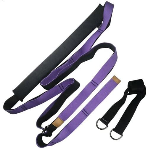 Yoga Fitness Stretching Strap Back Bend Assist Trainer Pilates Door Flexibility Stretching Waist Leg Gymnastics Stretch belt