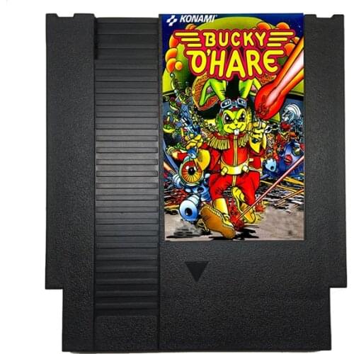 Bucky-o'Hare 72 Pins Game Cartigrage for 8 Bit Game console English Language