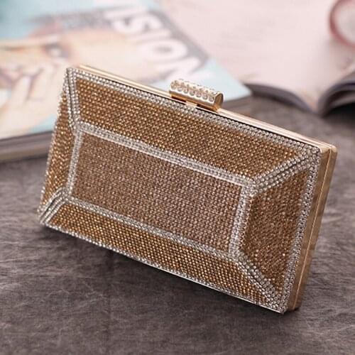 Stripped Women Evening Bags Rhinestones Lady Day Clutch Party Handbags Chain Shoulder Luxury Diamonds Purse