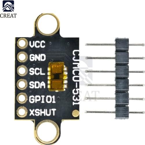 VL53L1X laser Ranging Flight Time Sensor 400CM 4M 4 Meter Distance Measurement Extension Board Diy Module