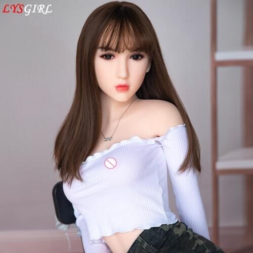 LYSGIRL Sex Dolls 160cm Sexy Breast Vagina Ass Oral Anal Silicone Sex Toys With Skeleton Realistic Ass Pussy Adult Doll for Men
