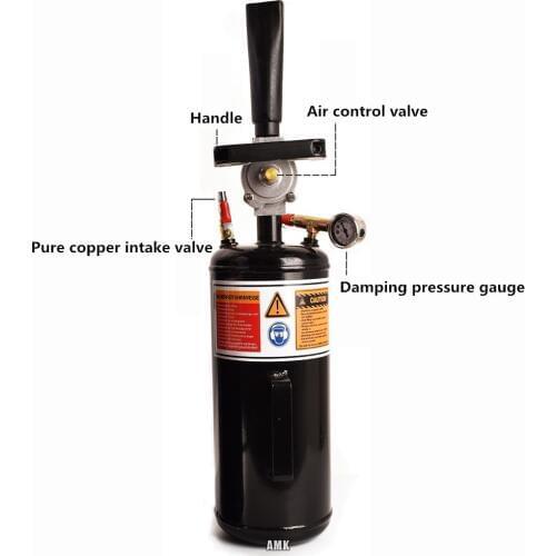 Motorcycle Electric Car Vacuum Tire Fast Inflating Machine Inflator with Automatic Aluminum Valve Y