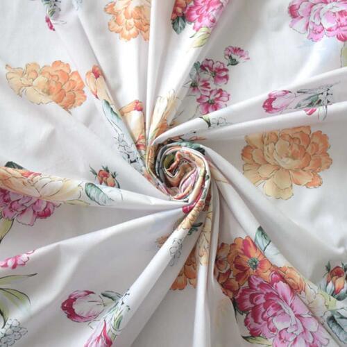 New arrive rose Twill 100% Cotton Sewing Fabric Flowers Tissus Au Metre DIY Scrapbooking Tissus Material Patchwork