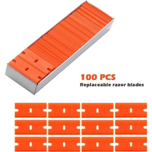 Plastic scraper Old Film Remove Tool Residual Glue Scraper Plastic Scraping Blade Handle Razor Scraper Ceramic Glass Oven scrape