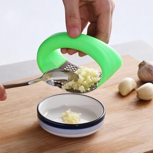 Stainless Garlic Press Household Manual Garlic Press Device Kitchen Press Squeezer Ginger Garlic Tools Kitchen Accessories