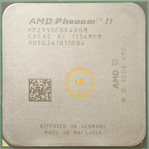 AMD Phenom II X4 955 955 3.2 GHz Quad-Core CPU Processor 125W HDZ955FBK4DGM / HDX955FBK4DGI / HDZ955FBK4DGI Socket AM3