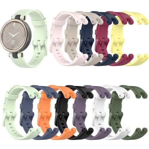 Fashion Silicone Watchband Strap For Garmin LilY Watch Bracelet Replacement Wristbands women Strap belt Smart Watch Accessories
