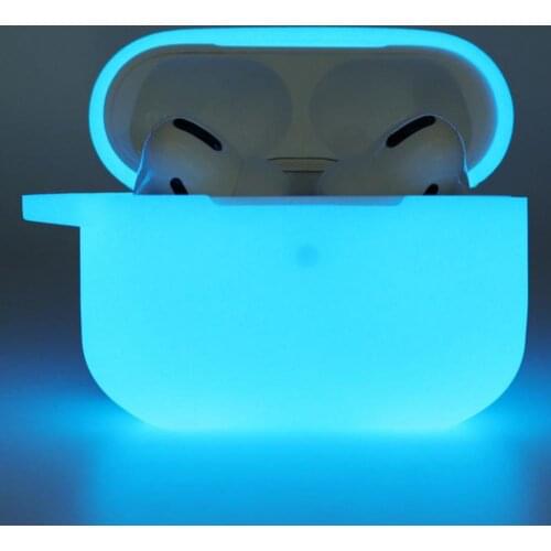 Silicone Case For Apple AirPods Pro Glowing In Dark Luminous Shockproof Protective Sleeve Earphone Box Accessory