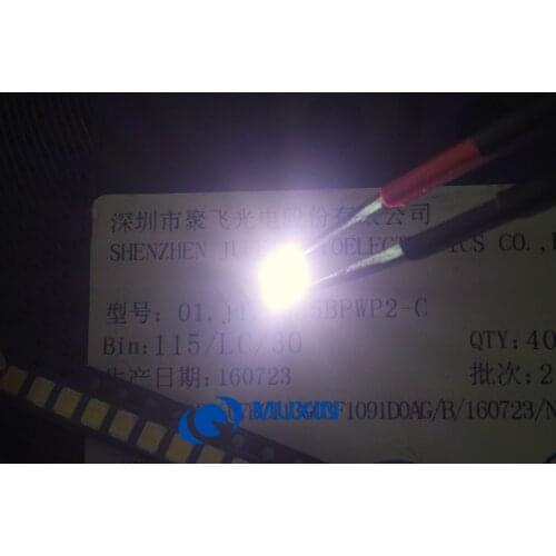 JUFEI LED Backlight 1210 3528 2835 1W 3V 107LM Cool white LCD Backlight for TV TV Application 01.JT.2835BPWP2-C 200 pcs