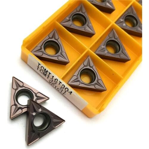 TCMT16T304 VP15TF Carbide inserts External Turning Tools Cutting Blades TCMT 16T304 VP15TF CNC Lathe Turning Tools