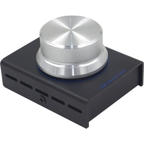 Usb Volume Control, Lossless Pc Computer Speaker Audio Volume Controller Knob, Adjuster Digital Control With One Key Mute Functi