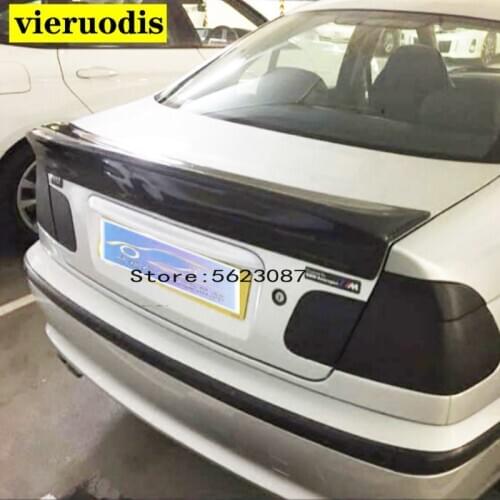 High Quality CSL Style Car Rear Trunk Spoiler Wing Big For BMW E46 3 Series 2 door For Coupe & M3 For Coupe 2001-2006