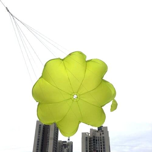 High quality 12-15kg Model aircraft nylon parachute Ejection Umbrella with lanyard for FPV Drone outdoor uav landing protection