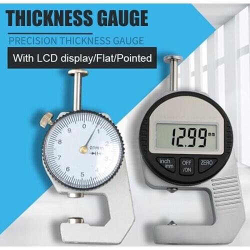 High-precision Digital Thickness Gauge Thickness Gauge High-precision Digital Display Measuring Pearl Diameter Caliper J
