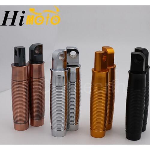 Aluminum Rider Rear Front Foot Pegs Motorcycle Pedal Footrest For Harley Touring Sportster XL883 XL1200 Softail Dyna Low Rider