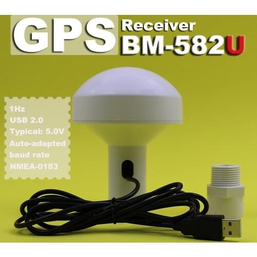 BEITIAN Marine GPS Receiver,Boat Ship GPS receiver with antenna,9600bps,4M Flash USB 2.0 connector with screw tube,BM-582U