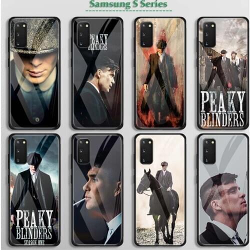 Phone Case for Samsung Galaxy S8 S9 S10 S20 Plus S20 Ultra S20 FE 5G S10+ S20+ Tempered Glass Cover Shell Peaky Blinders