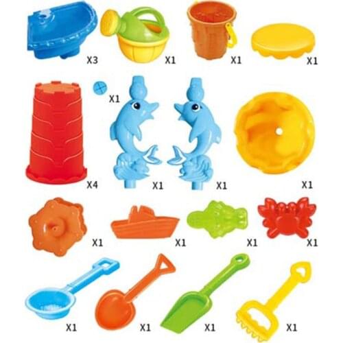 Kids Sand and Water Play Table Garden Sandpit Play Set Outdoor Seaside Beach Toy